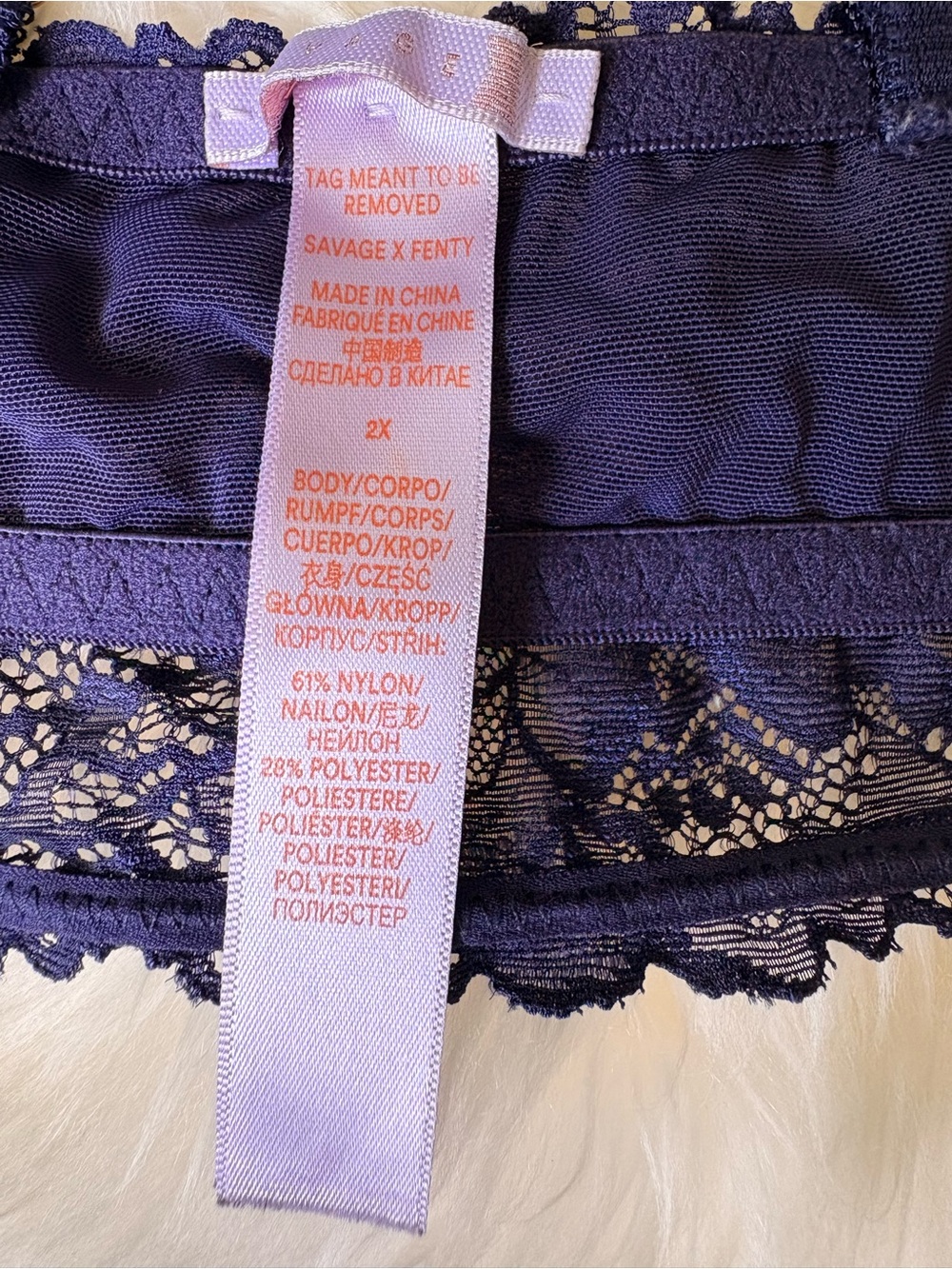 Lace Racerback Bralette - Picture 3 of 6